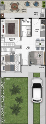 Imagem Casa de Condomínio com 2 Quartos à Venda, 42 m² em Estados - Fazenda Rio Grande Imagem Casa de Condomínio com 2 Quartos à Venda, 42 m² em Estados - Fazenda Rio Grande
