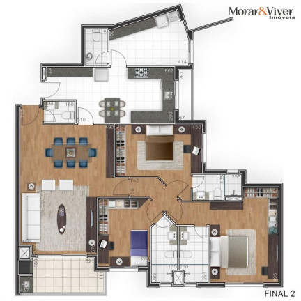 Imagem Apartamento com 3 Quartos à Venda, 146 m² em Juvevê - Curitiba