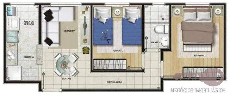 Imagem Apartamento com 2 Quartos à Venda, 45 m² em Sorocaba Imagem Apartamento com 2 Quartos à Venda, 45 m² em Sorocaba