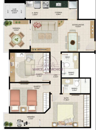 Imagem Apartamento com 3 Quartos à Venda, 173 m² em Praia De Itaparica - Vila Velha Imagem Apartamento com 3 Quartos à Venda, 173 m² em Praia De Itaparica - Vila Velha