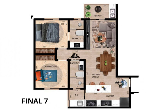 Imagem Apartamento com 2 Quartos à Venda, 52 m² em Jardim Santo Antônio - Santo André Imagem Apartamento com 2 Quartos à Venda, 52 m² em Jardim Santo Antônio - Santo André