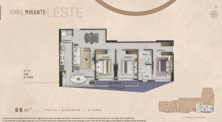 Imagem Apartamento com 3 Quartos à Venda, 96 m² em Miramar - João Pessoa