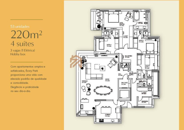 Imagem Apartamento com 4 Quartos à Venda, 220 m² em Jardim Das Colinas - São José Dos Campos