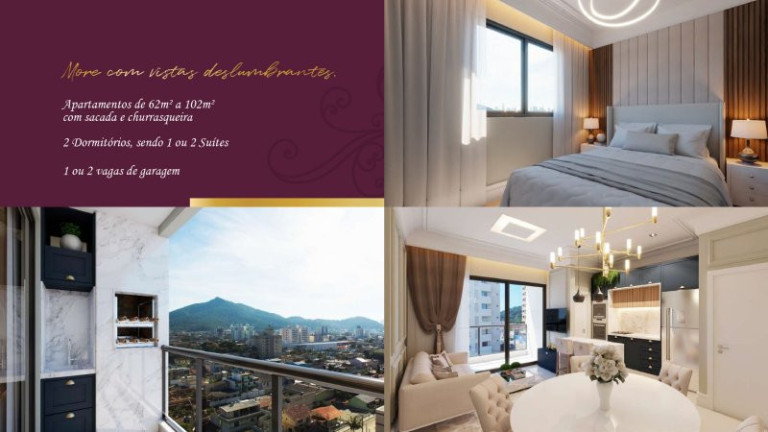 Imagem Apartamento com 2 Quartos à Venda, 74 m² em Tabuleiro - Camboriú