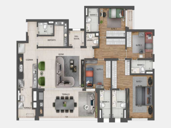 Imagem Apartamento com 3 Quartos à Venda, 122 m² em Ibirapuera - São Paulo