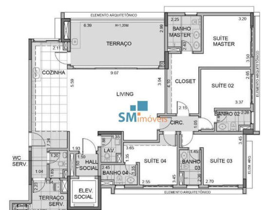 Imagem Apartamento com 4 Quartos à Venda, 180 m² em Vila Pompeia - São Paulo