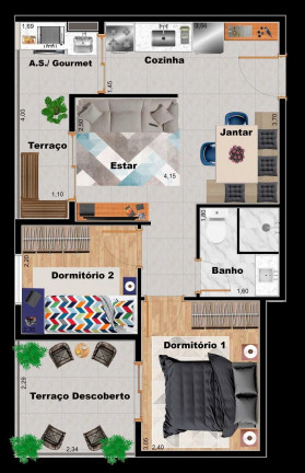 Imagem Apartamento com 3 Quartos à Venda, 54 m² em Vila Ré - São Paulo