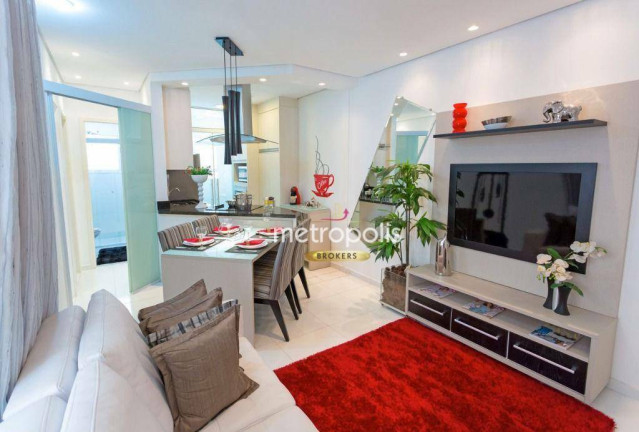 Apartamento com 2 Quartos à Venda, 55 m² em Jardim Olavo Bilac - São Bernardo Do Campo