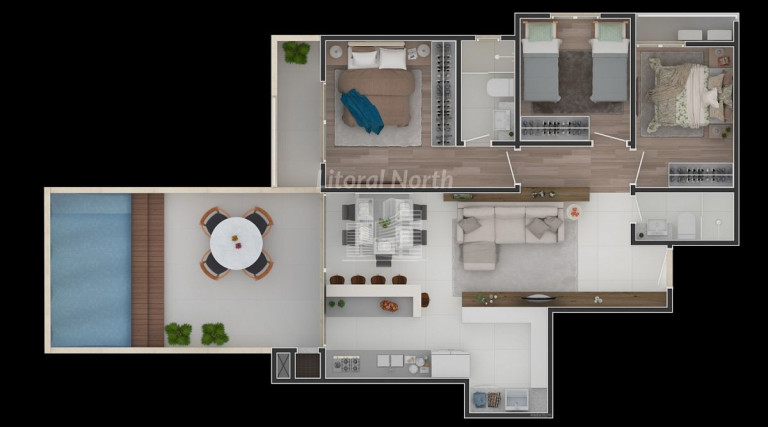 Imagem Apartamento com 3 Quartos à Venda, 115 m² em Fazenda - Itajaí Imagem Apartamento com 3 Quartos à Venda, 115 m² em Fazenda - Itajaí
