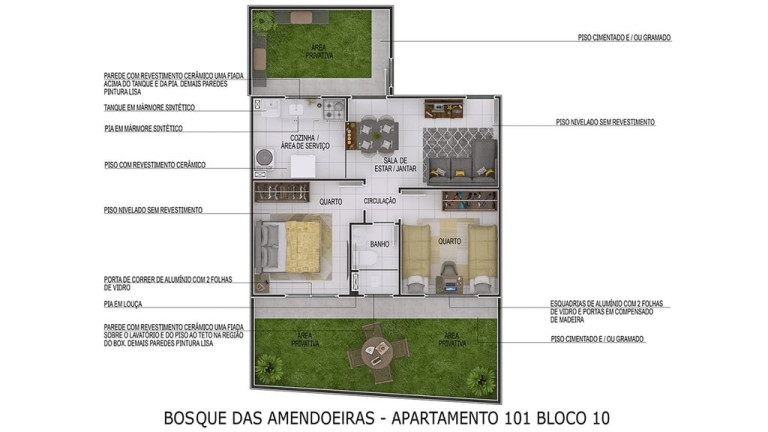 Imagem Imóvel com 2 Quartos à Venda, 52 m² em Amendoeira - São Gonçalo