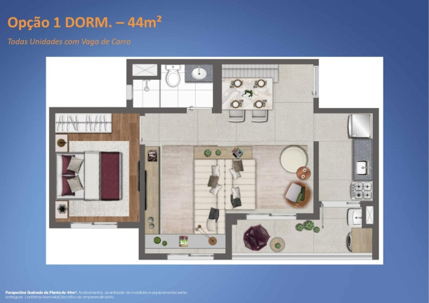 Imagem Apartamento com 2 Quartos à Venda, 44 m² em Butantã - São Paulo Imagem Apartamento com 2 Quartos à Venda, 44 m² em Butantã - São Paulo