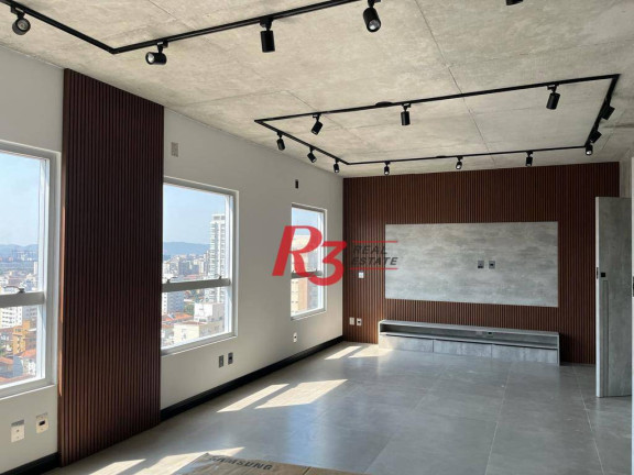 Imagem Apartamento com 1 Quarto para Alugar, 74 m² em Embaré - Santos Imagem Apartamento com 1 Quarto para Alugar, 74 m² em Embaré - Santos