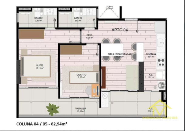 Imagem Apartamento com 2 Quartos à Venda, 62 m² em Praia De Itaparica - Vila Velha Imagem Apartamento com 2 Quartos à Venda, 62 m² em Praia De Itaparica - Vila Velha