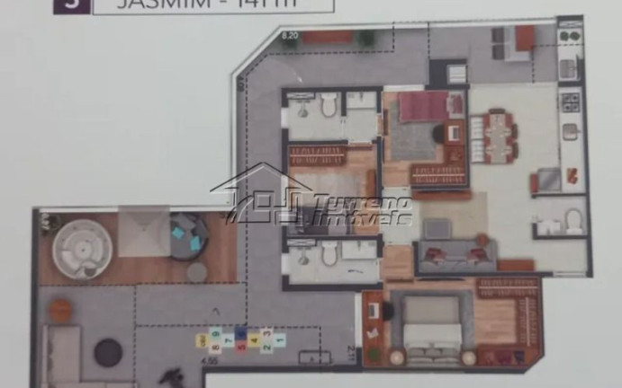 Imagem Apartamento com 3 Quartos à Venda, 143 m² em Jardim Satélite - São José Dos Campos Imagem Apartamento com 3 Quartos à Venda, 143 m² em Jardim Satélite - São José Dos Campos