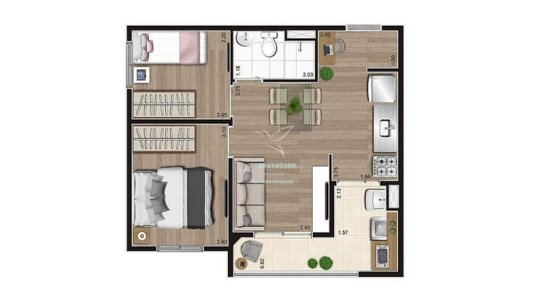 Imagem Apartamento com 2 Quartos à Venda, 35 m² em Mooca - São Paulo Imagem Apartamento com 2 Quartos à Venda, 35 m² em Mooca - São Paulo