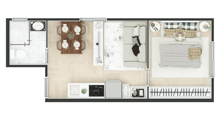 Imagem Apartamento com 1 Quarto à Venda, 24 m² em Vila Mazzei - São Paulo