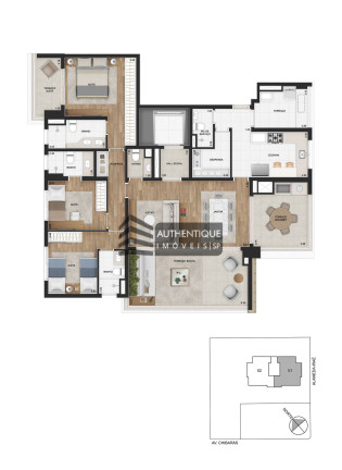 Imagem Apartamento com 3 Quartos à Venda, 157 m² em Moema - São Paulo