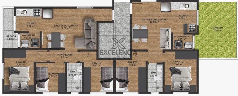 Imagem Apartamento com 2 Quartos à Venda, 50 m² em Pedro Moro - São José Dos Pinhais Imagem Apartamento com 2 Quartos à Venda, 50 m² em Pedro Moro - São José Dos Pinhais