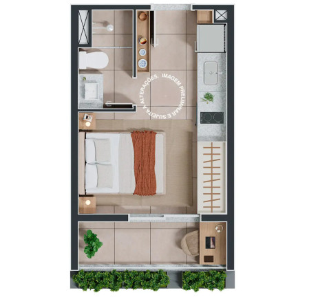 Imagem Imóvel com 1 Quarto à Venda, 21 m² em Santa Cecília - São Paulo Imagem Imóvel com 1 Quarto à Venda, 21 m² em Santa Cecília - São Paulo