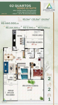 Imagem Apartamento com 2 Quartos à Venda, 72 m² em Jardim Glória - Juiz De Fora