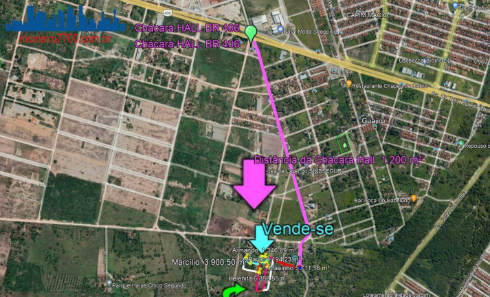 Terreno à Venda, 1 m² em Guajirú - São Gonçalo Do Amarante