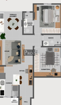 Imagem Apartamento com 1 Quarto à Venda, 37 m² em Nova Gerty - São Caetano Do Sul