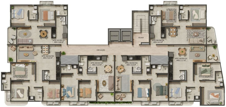 Imagem Apartamento com 2 Quartos à Venda, 53 m² em Bessa - João Pessoa Imagem Apartamento com 2 Quartos à Venda, 53 m² em Bessa - João Pessoa