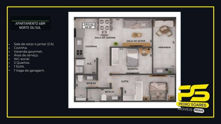 Imagem Apartamento com 2 Quartos à Venda, 68 m² em Jardim Oceania - João Pessoa Imagem Apartamento com 2 Quartos à Venda, 68 m² em Jardim Oceania - João Pessoa