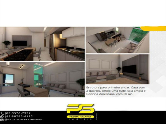 Imagem Casa com 2 Quartos à Venda, 225 m² em Carapibus - Conde Imagem Casa com 2 Quartos à Venda, 225 m² em Carapibus - Conde