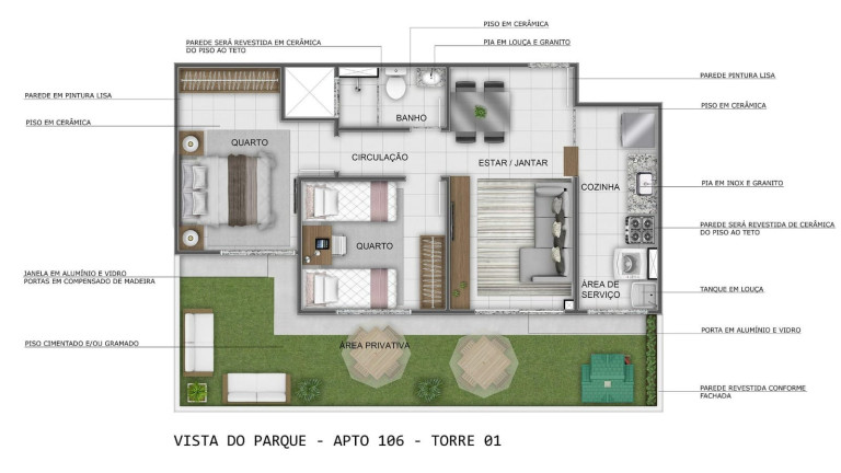 Imagem Apartamento com 2 Quartos à Venda, 44 m² em Parque 10 De Novembro - Manaus Imagem Apartamento com 2 Quartos à Venda, 44 m² em Parque 10 De Novembro - Manaus