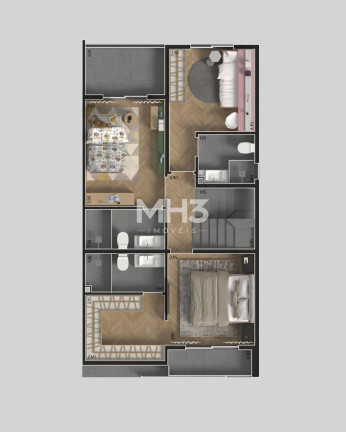 Imagem Casa de Condomínio com 3 Quartos à Venda, 105 m² em Parque Taquaral - Campinas Imagem Casa de Condomínio com 3 Quartos à Venda, 105 m² em Parque Taquaral - Campinas