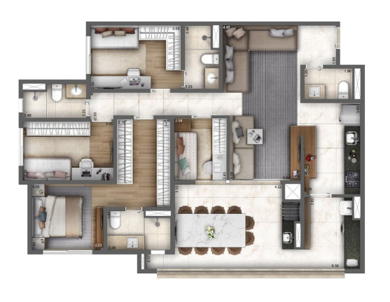 Imagem Apartamento com 4 Quartos à Venda, 120 m² em Ipiranga - São Paulo