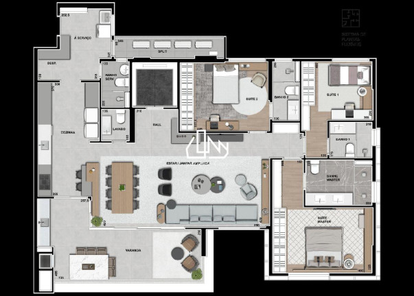 Imagem Apartamento com 3 Quartos à Venda, 193 m² em Jardim Das Américas - Cuiabá Imagem Apartamento com 3 Quartos à Venda, 193 m² em Jardim Das Américas - Cuiabá
