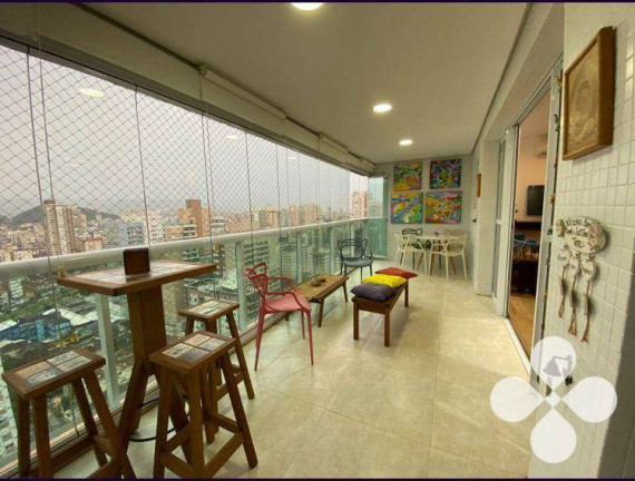 Imóvel com 3 Quartos à Venda, 136 m² em Pompéia - Santos
