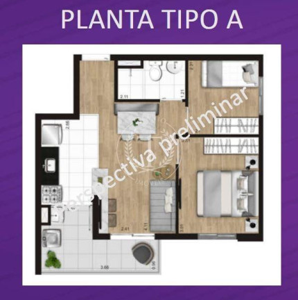 Imagem Apartamento com 2 Quartos à Venda, 36 m² em Capão Redondo - São Paulo