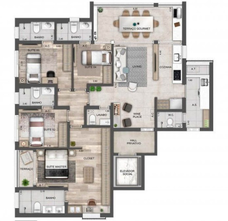 Imagem Apartamento com 3 Quartos à Venda, 138 m² em Perdizes - São Paulo Imagem Apartamento com 3 Quartos à Venda, 138 m² em Perdizes - São Paulo