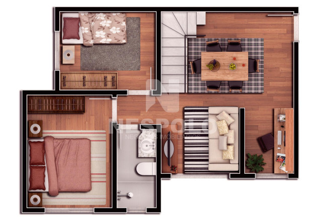 Imagem Apartamento com 2 Quartos à Venda, 58 m² em Ressacada - Itajai