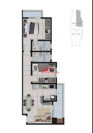 Imagem Apartamento com 2 Quartos à Venda, 58 m² em Costa E Silva - Joinville Imagem Apartamento com 2 Quartos à Venda, 58 m² em Costa E Silva - Joinville