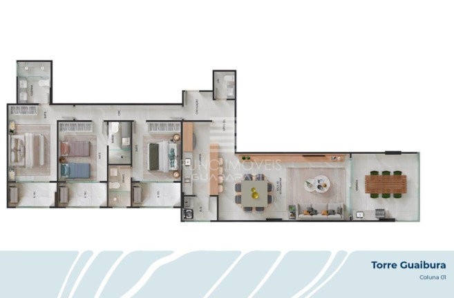 Imagem Apartamento com 2 Quartos à Venda, 107 m² em Enseada Azul - Guarapari