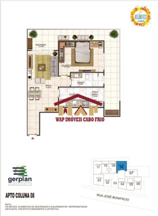 Imagem Apartamento com 1 Quarto à Venda, 58 m² em Centro - Cabo Frio Imagem Apartamento com 1 Quarto à Venda, 58 m² em Centro - Cabo Frio