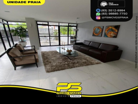 Apartamento com 3 Quartos à Venda, 119 m² em Tambaú - João Pessoa
