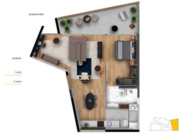 Imagem Apartamento com 2 Quartos à Venda, 113 m² em Vila Olímpia - São Paulo