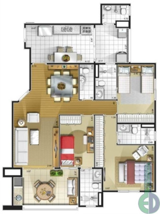 Imagem Apartamento com 3 Quartos à Venda, 108 m² em Santa Paula - São Caetano Do Sul Imagem Apartamento com 3 Quartos à Venda, 108 m² em Santa Paula - São Caetano Do Sul