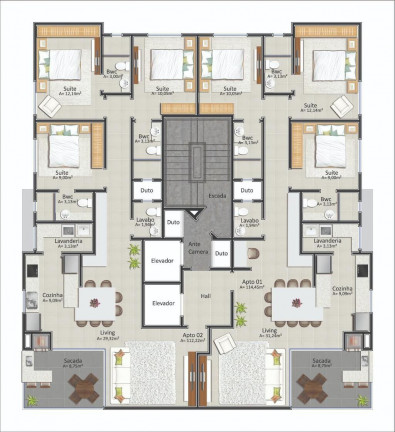 Imagem Apartamento com 3 Quartos à Venda, 11.222 m² em Itapema - Itapema