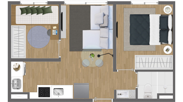 Imagem Apartamento com 2 Quartos à Venda, 40 m² em Jardim Lajeado - São Paulo Imagem Apartamento com 2 Quartos à Venda, 40 m² em Jardim Lajeado - São Paulo