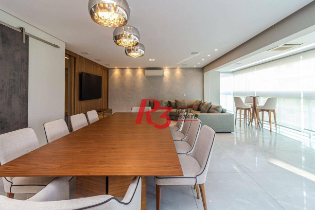 Imagem Apartamento com 4 Quartos à Venda ou Locação, 192 m² em Gonzaga - Santos