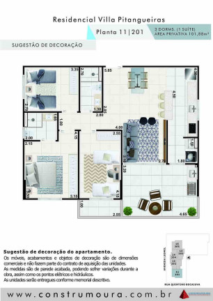Imagem Apartamento com 3 Quartos à Venda, 101 m² em Pitangueiras - Guarujá