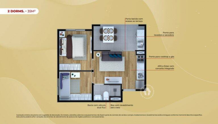 Imagem Apartamento com 1 Quarto à Venda, 68 m² em Vila Santana - São Paulo