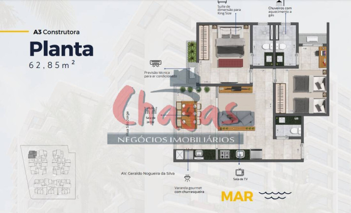 Imagem Apartamento com 2 Quartos à Venda, 60 m² em Praia Das Palmeiras - Caraguatatuba Imagem Apartamento com 2 Quartos à Venda, 60 m² em Praia Das Palmeiras - Caraguatatuba