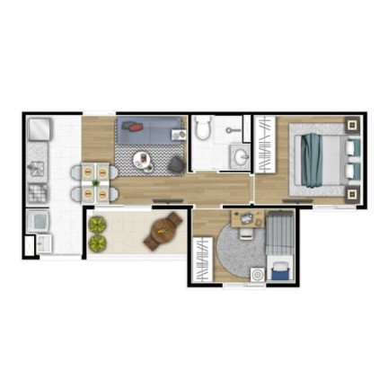 Imagem Apartamento com 2 Quartos à Venda, 42 m² em Mooca - São Paulo